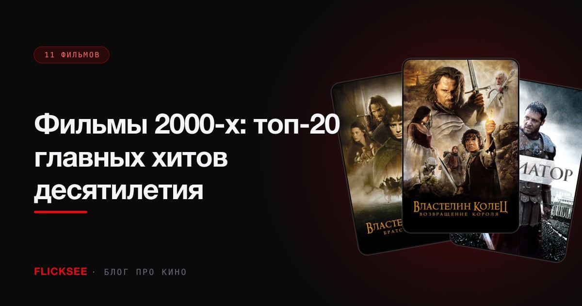 Фильмы 2000-х: топ-20 главных хитов десятилетия
