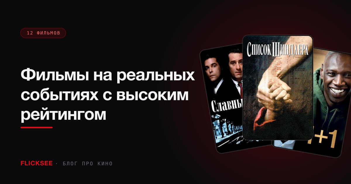 Фильмы на реальных событиях с высоким рейтингом: топ-12 проверенных